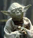 Mistrz Yoda to jeden z bohaterów sagi o gwiezdnych wojnach. Udziela nam swych mądrości, niekoniecznie w zdaniach o dobrej kolejności.