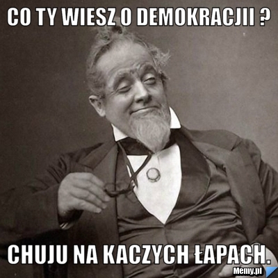 Co Ty Wiesz O Demokracjii Chuju Na Kaczych Apach Memy Pl