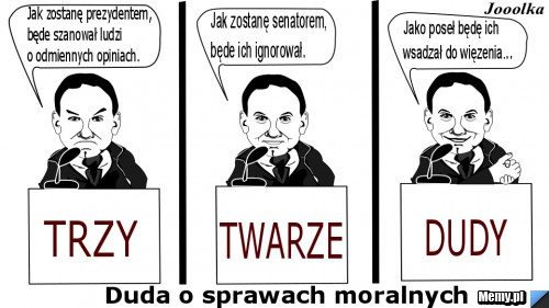 Wybory - debata prezydencka - 2015 - Duda - Trzy twarze Dudy