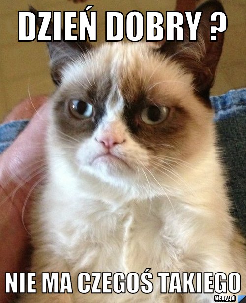 DZIEŃ DOBRY ? NIE MA CZEGOŚ TAKIEGO
