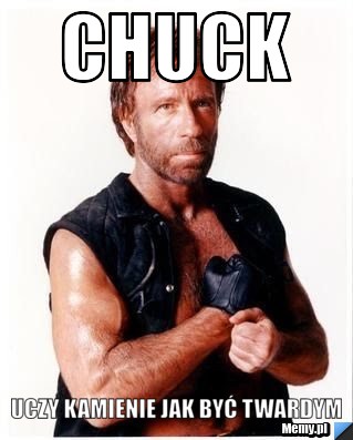 Chuck Uczy kamienie jak być twardym