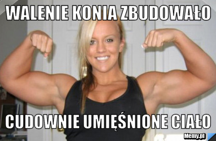 Walenie konia zbudowało cudownie umięśnione ciało