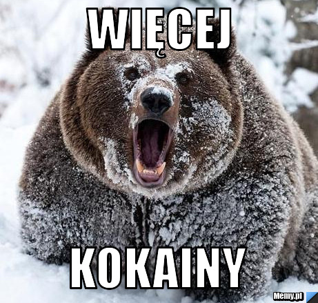 Więcej kokainy