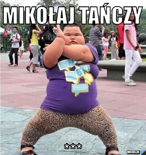 Mikołaj tańczy psy gangamstyle