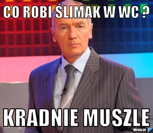CO ROBI ŚLIMAK W WC ? KRADNIE MUSZLE