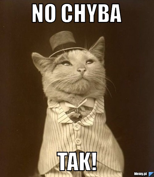 No chyba tak!
