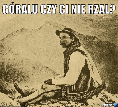 Góralu czy ci nie rzal? 