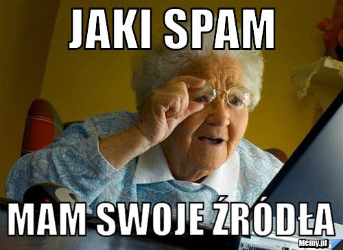 Jaki spam mam swoje źródła