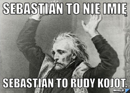 Sebastian to nie imię sebastian to rudy kojot.