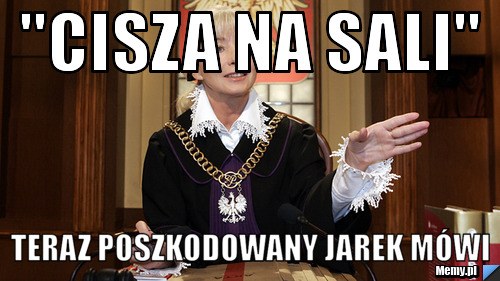 "Cisza na sali" teraz poszkodowany jarek mówi