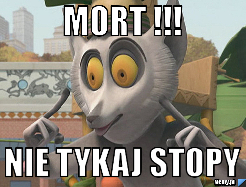 MORT !!! NIE TYKAJ STOPY 