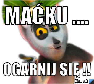 Maćku .... ogarnij się !!