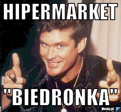 HiperMarket "biedronka"