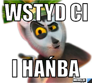 Wstyd Ci  i hańba 