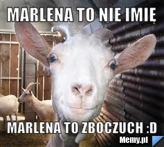 Marlena to nie imię marlena to zboczuch :D