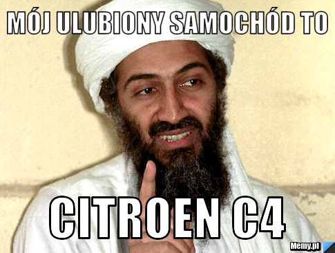 M&oacute;j ulubiony samoch&oacute;d to citroen c4
