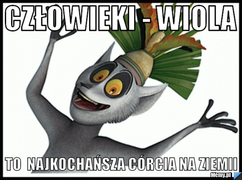 Człowieki - Wiola  to  najkochańsza córcia na ziemii