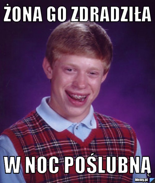 żona go zdradziła  w noc poślubną