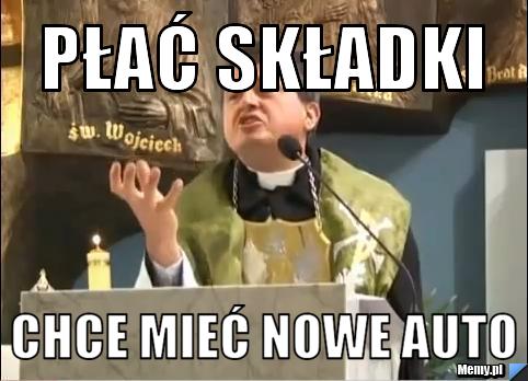 Płać składki  chce mieć nowe auto