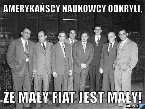 Amerykańscy naukowcy odkryli, że mały fiat jest mały!