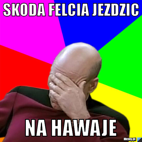 Skoda felcia jezdzic  na hawaje