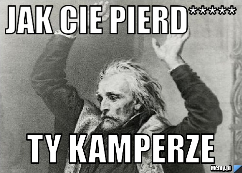 Jak cie pierd*****  ty kamperze 