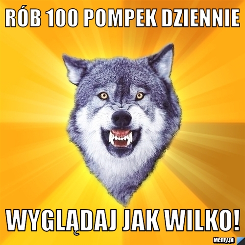 Rób 100 pompek dziennie wyglądaj jak Wilko!