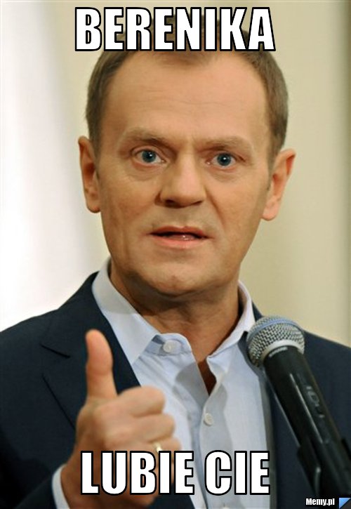 Berenika lubie cie