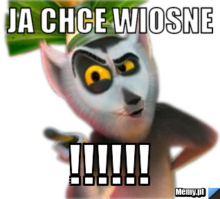Ja chce wiosne !!!!!!