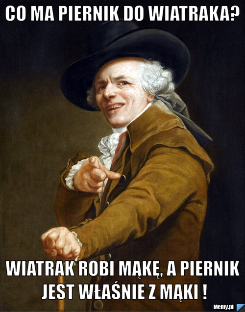 CO MA PIERNIK DO WIATRAKA? WIATRAK ROBI MĄKĘ, A PIERNIK JEST WŁAŚNIE Z MĄKI !