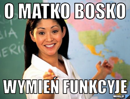 O matko Bosko Wymień funkcyje