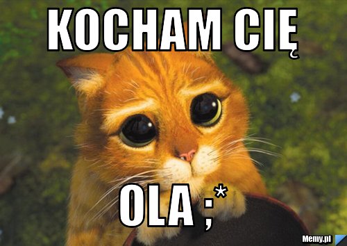 Kocham Cię Ola ;*
