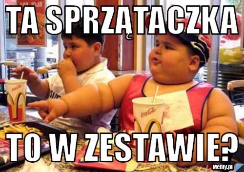 Ta sprzątaczka to w zestawie?