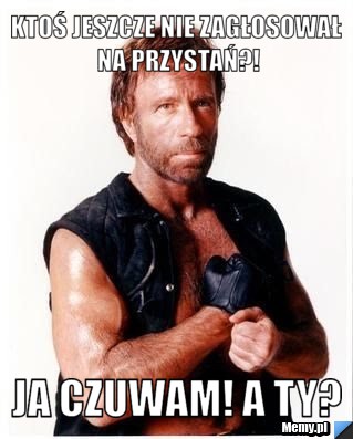 Ktoś jeszcze nie zagłosował na przystań?! Ja Czuwam! A Ty?