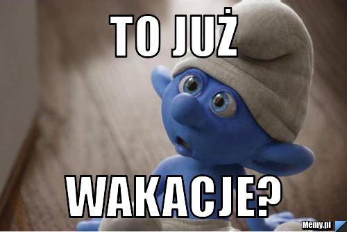 TO JUŻ WAKACJE? - Memy.pl