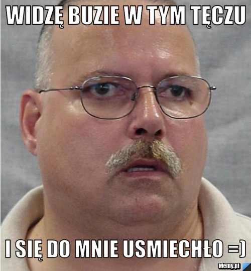 Widzę buzie w tym tęczu i się do mnie usmiechło =)