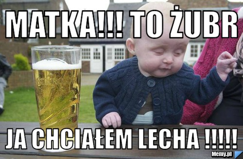 Matka!!! To Żubr  ja chciałem lecha !!!!!