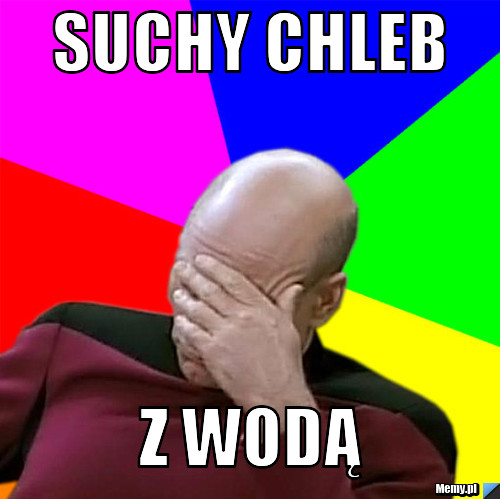 Suchy chleb z wodą