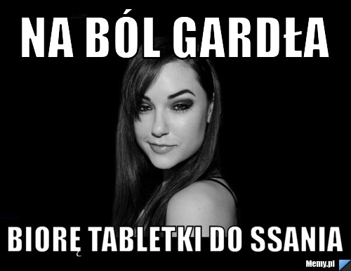 Na ból gardła biorę tabletki do ssania