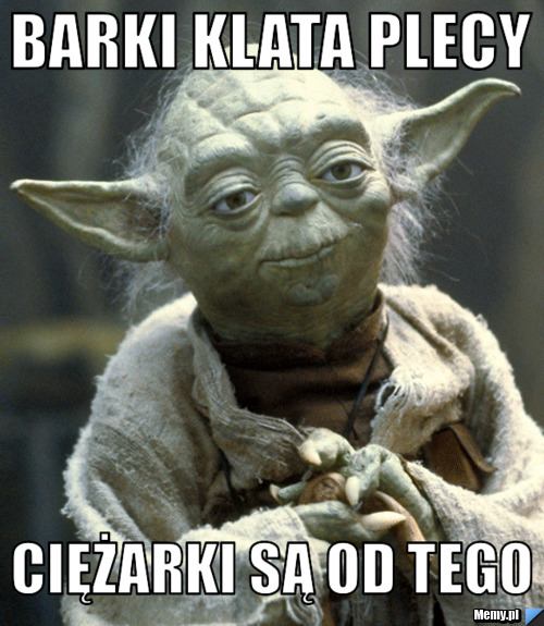 BARKI KLATA PLECY CIĘŻARKI SĄ OD TEGO