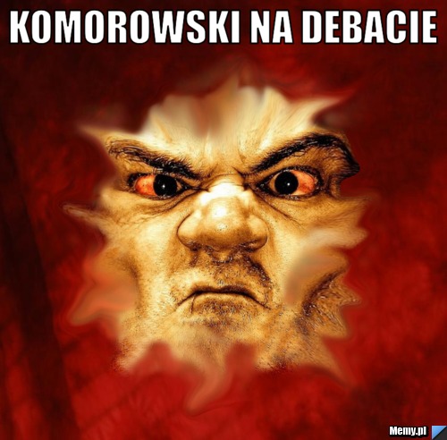 Komorowski na debacie 