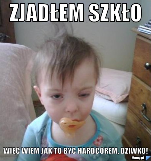 Zjadłem Szkło Więc Wiem Jak To Byc Hardcorem, Dziwko!