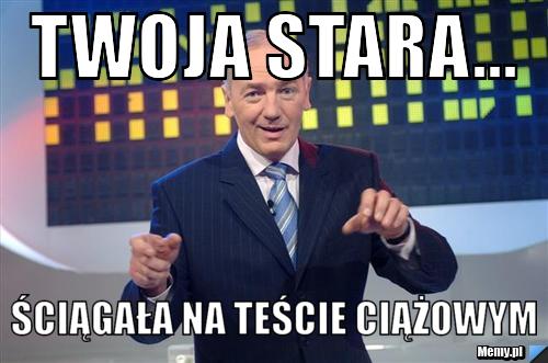 Twoja stara... ściągała na teście ciążowym