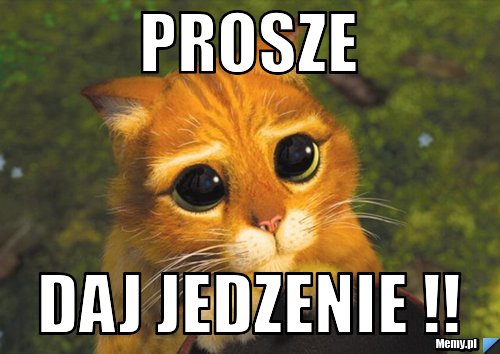 PRosze  Daj jedzenie !!