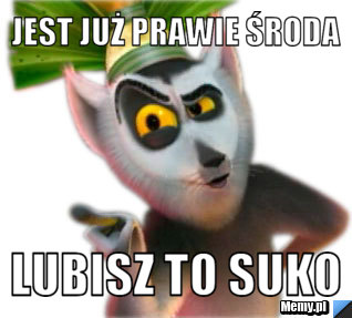 Jest już prawie środa  lubisz to suko 