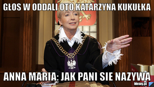 Głos w oddali oto katarzyna kukułka anna maria: jak pani sie nazywa
