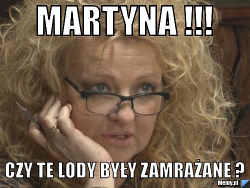 Martyna !!! Czy te lody były zamrażane ?