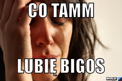 Co tamm lubię bigos