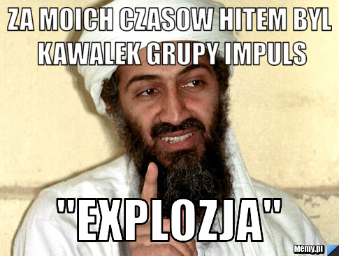 ZA MOICH CZASOW HITEM BYL KAWALEK GRUPY IMPULS "EXPLOZJA"