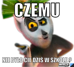 Czemu nie było cie dziś w szkole ?